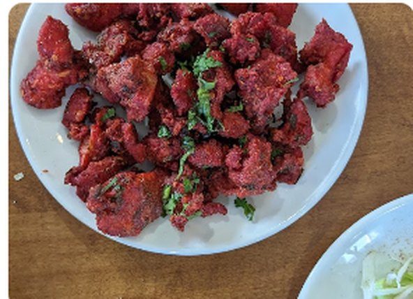 Chicken 65 with curry leaves